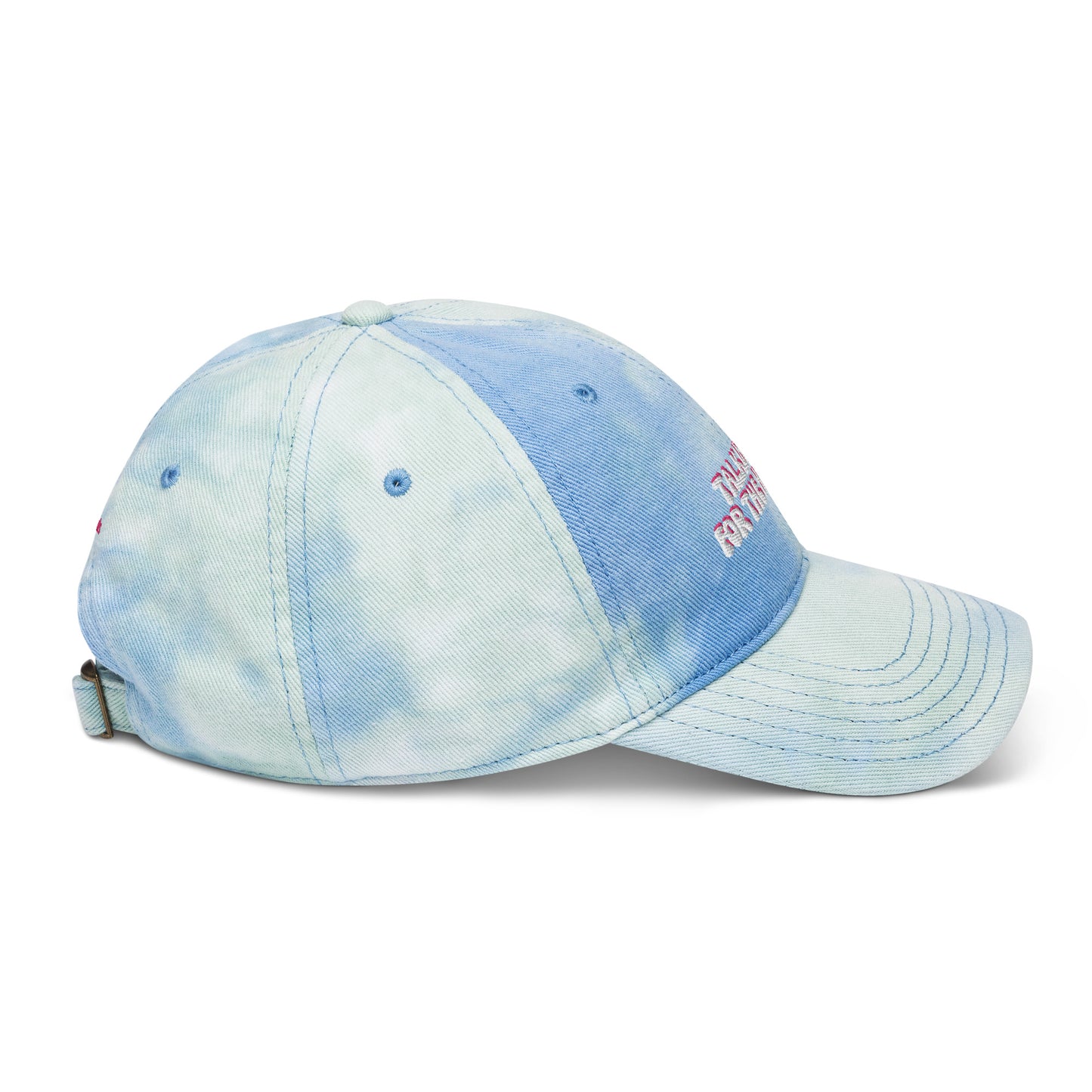 Taylor Swift "Talking shit for the hell of it" Karma embroidered Tie dye hat
