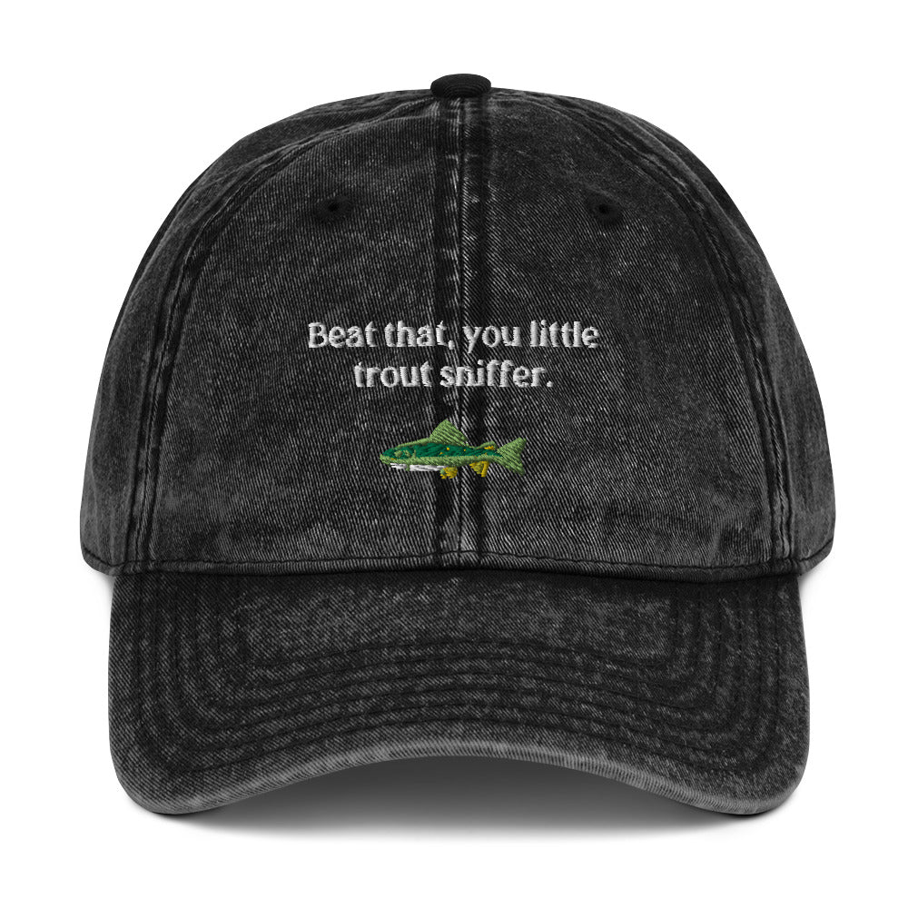 Home Alone "Beat that, you little trout sniffer." Kevin McCallister Vintage Cotton Twill Cap