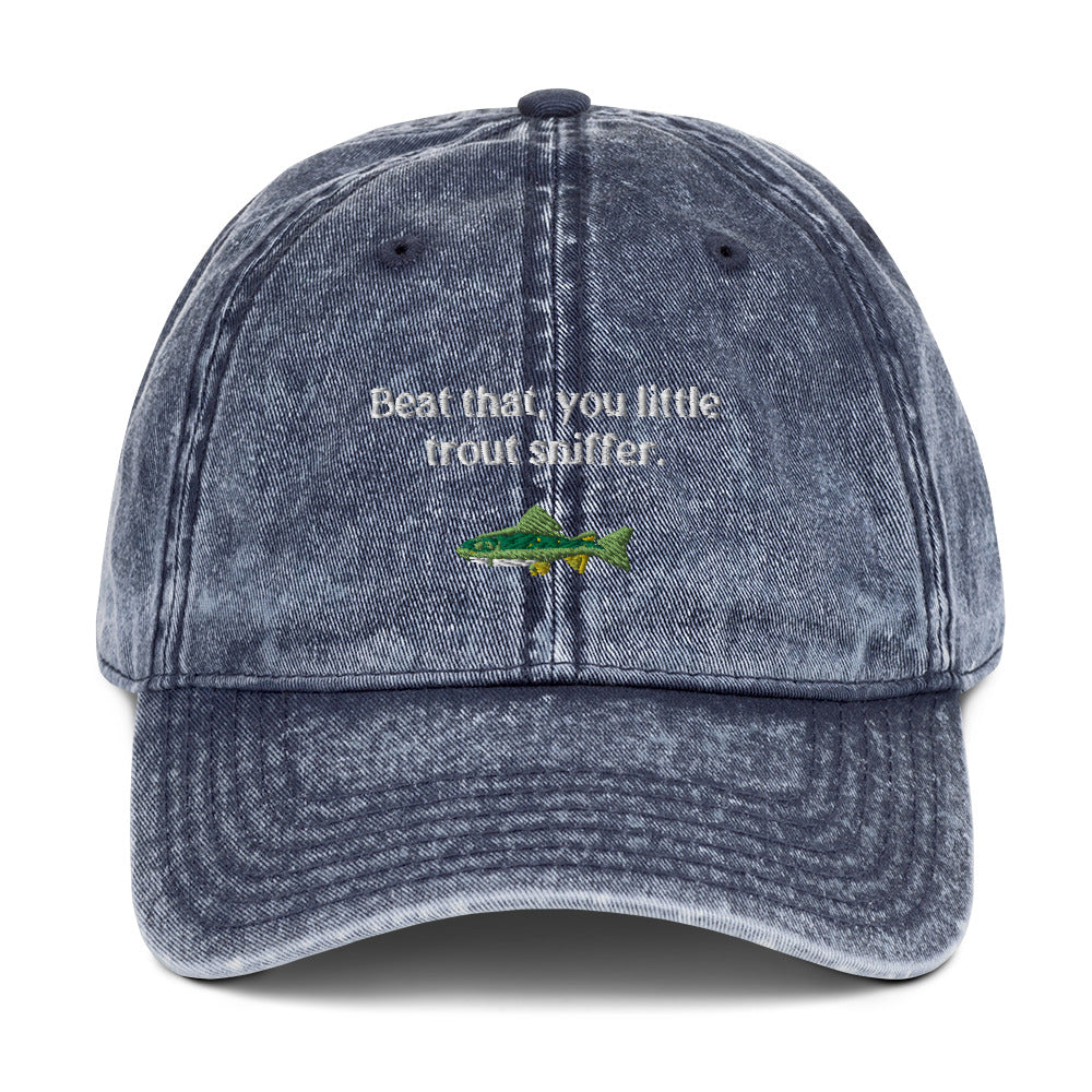 Home Alone "Beat that, you little trout sniffer." Kevin McCallister Vintage Cotton Twill Cap