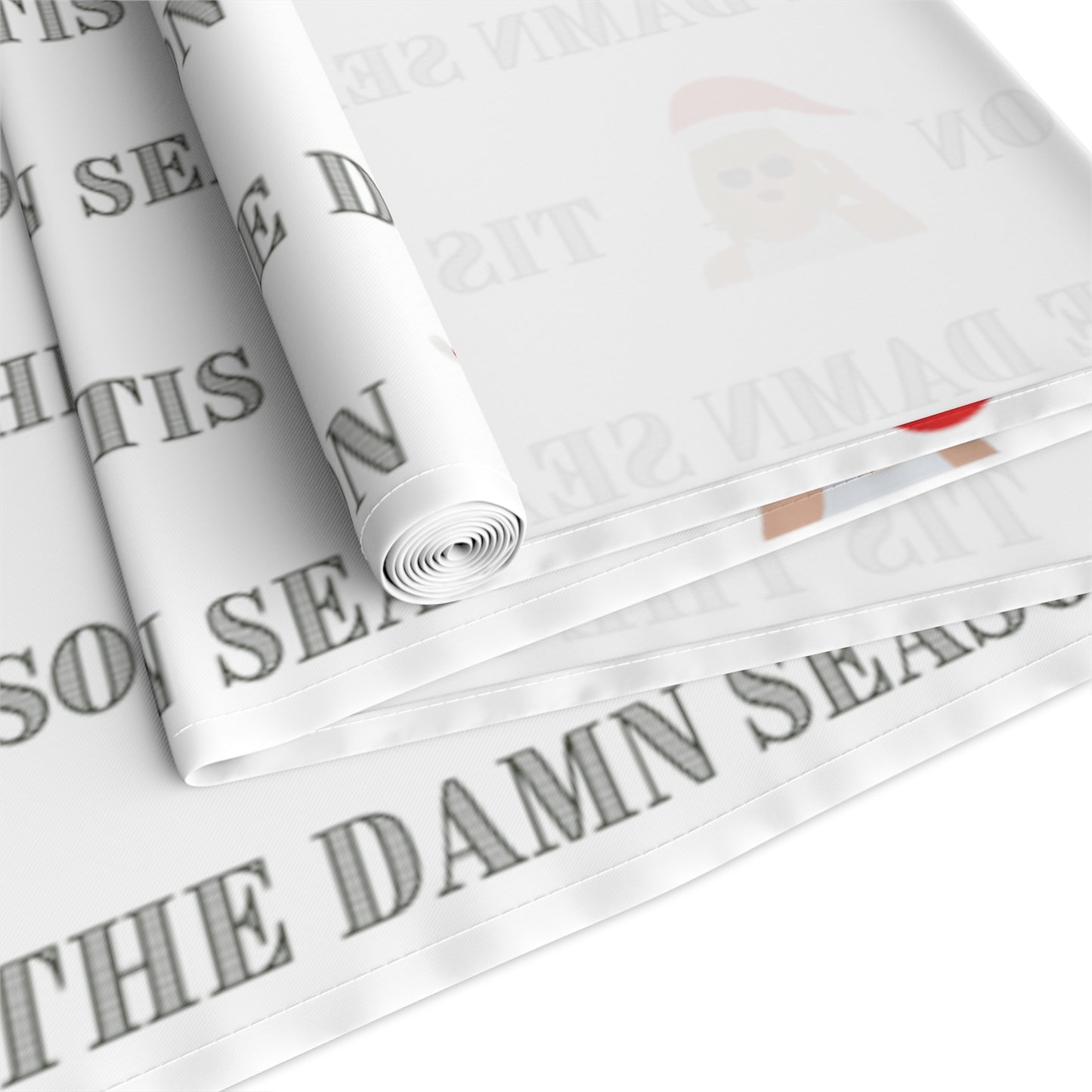 Taylor Swift "Tis the damn season" Holiday Cotton Table Runner