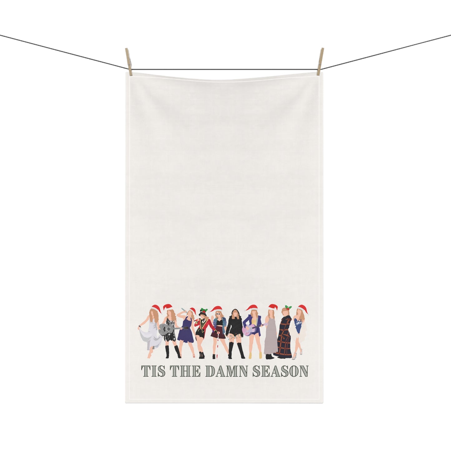 Taylor Swift Eras Tour Holiday Kitchen Towel