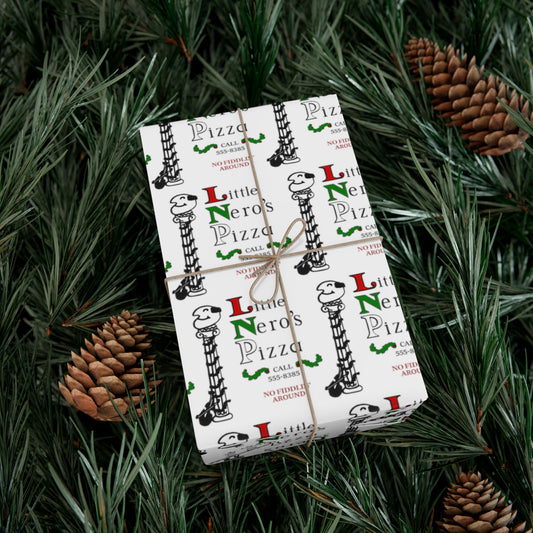 Home Alone Little Neros Pizza Gift Wrap Papers