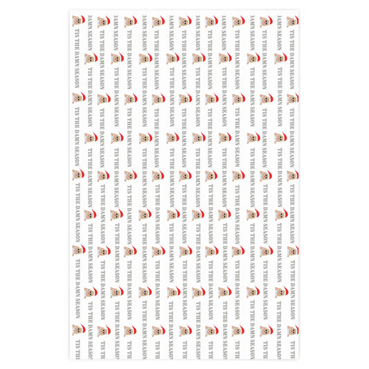 Taylor Swift "Tis the Damn Season" Wrapping Paper Micro Print