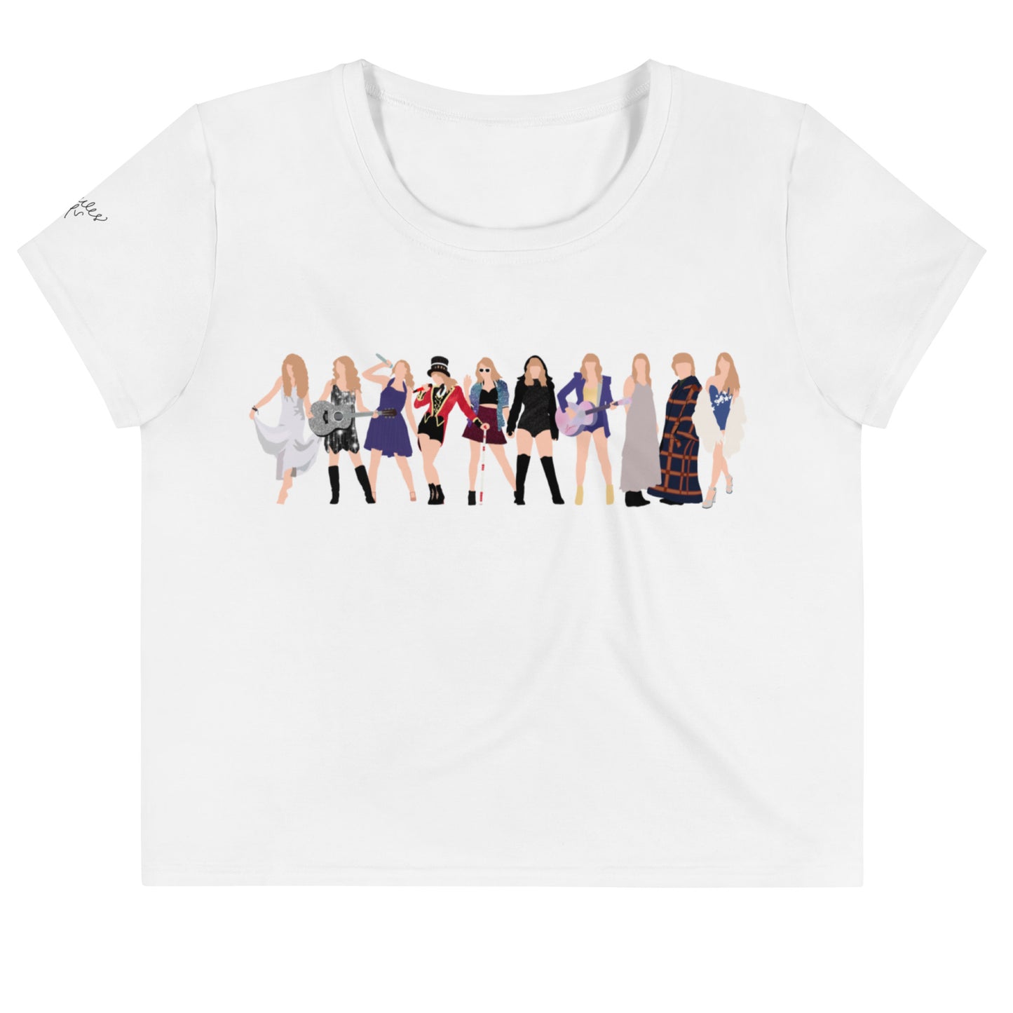 "The Sarah" Taylor Swift Miss Americana Crop Tee