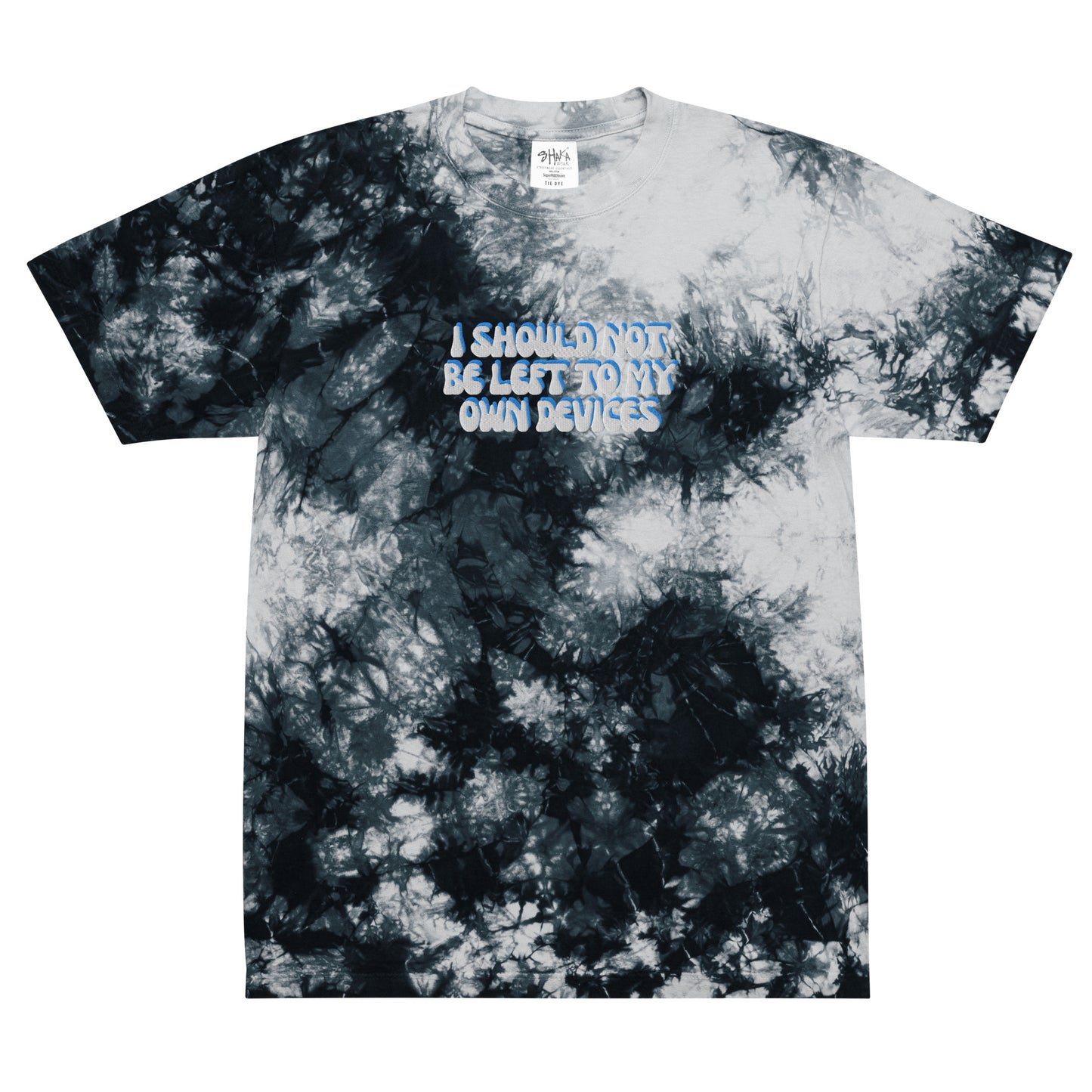 Taylor Swift Era's Tour "I should not be left to my own devices" Oversized tie-dye t-shirt