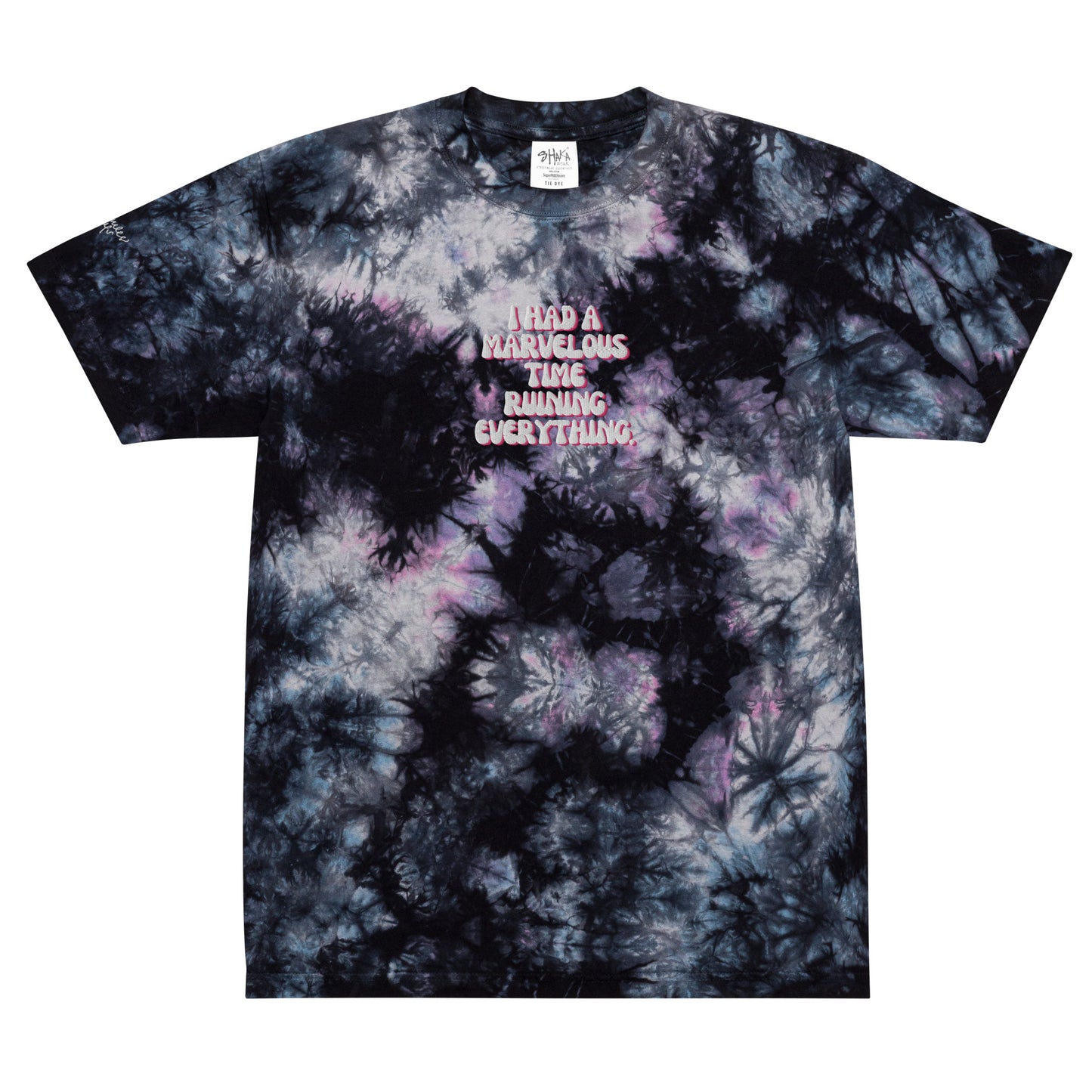 Taylor Swift Eras Tour "I had a marvelous time ruining everything" Oversized tie-dye t-shirt