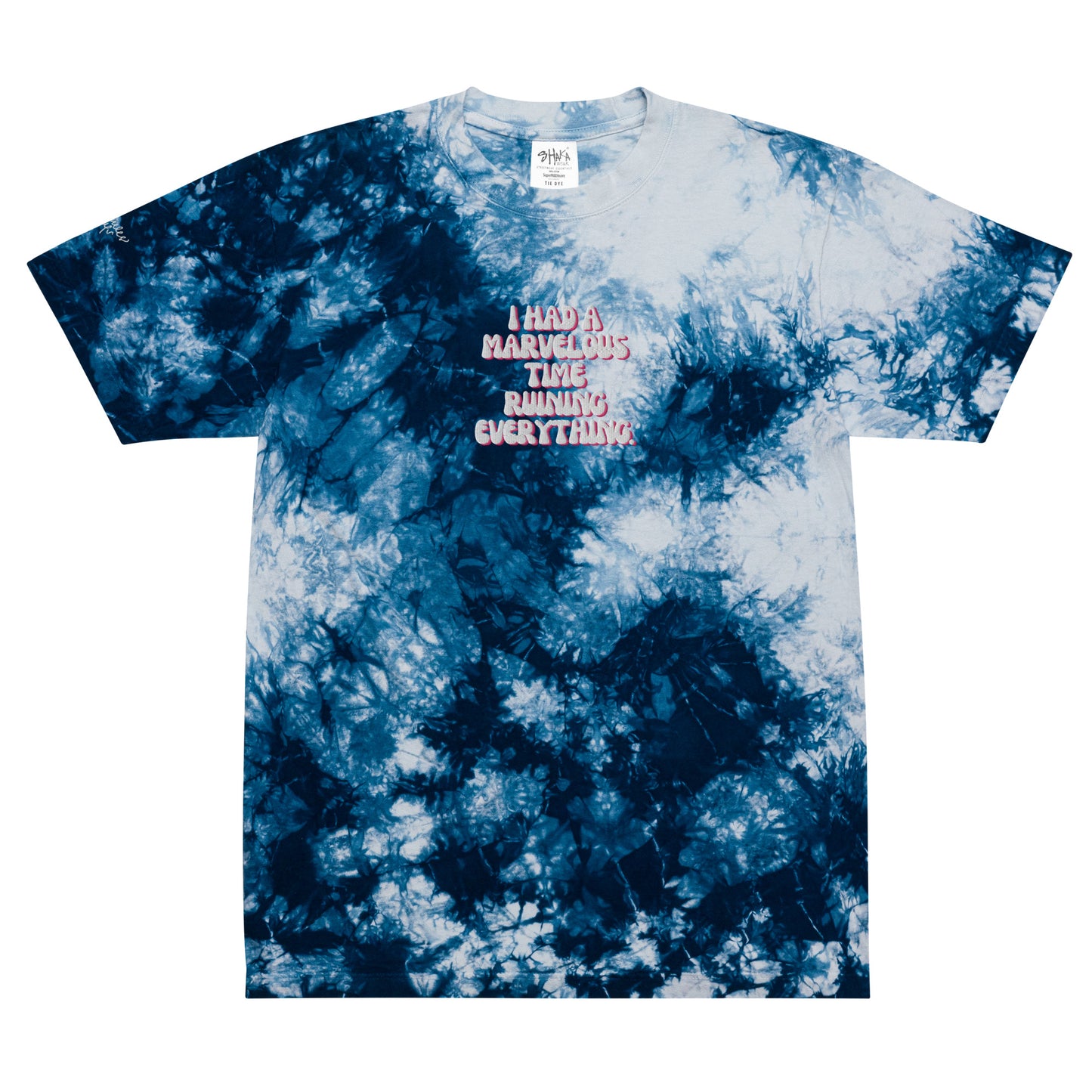 Taylor Swift Eras Tour "I had a marvelous time ruining everything" Oversized tie-dye t-shirt