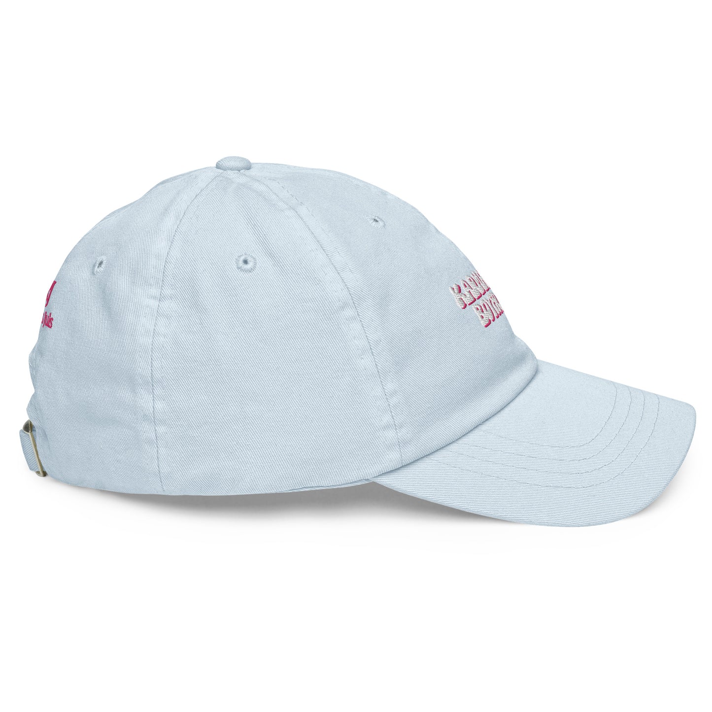 Taylor Swift "Karma is my boyfriend." Pastel embroidered baseball hat