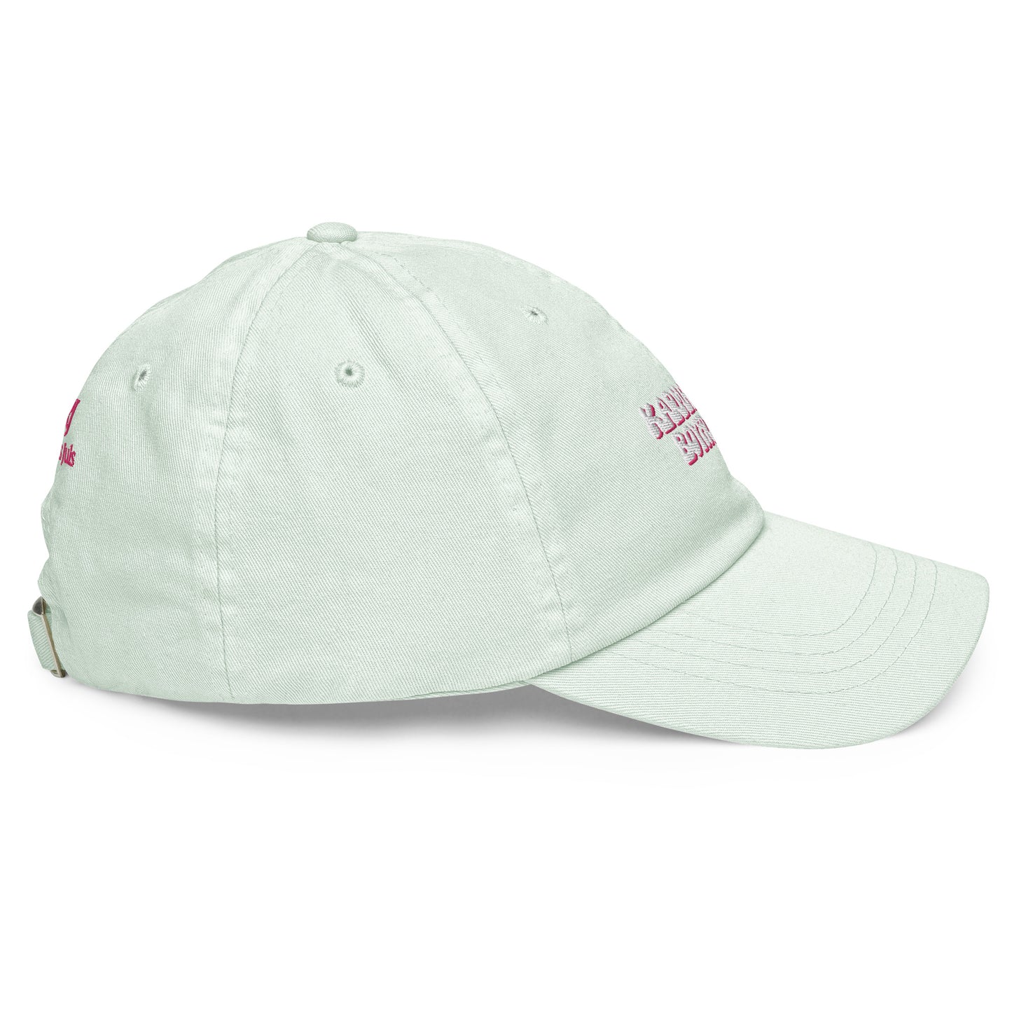 Taylor Swift "Karma is my boyfriend." Pastel embroidered baseball hat