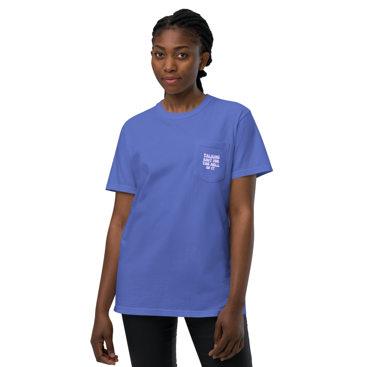 Taylor Swift "Talking shit for the hell of it" Karma Unisex garment-dyed pocket t-shirt