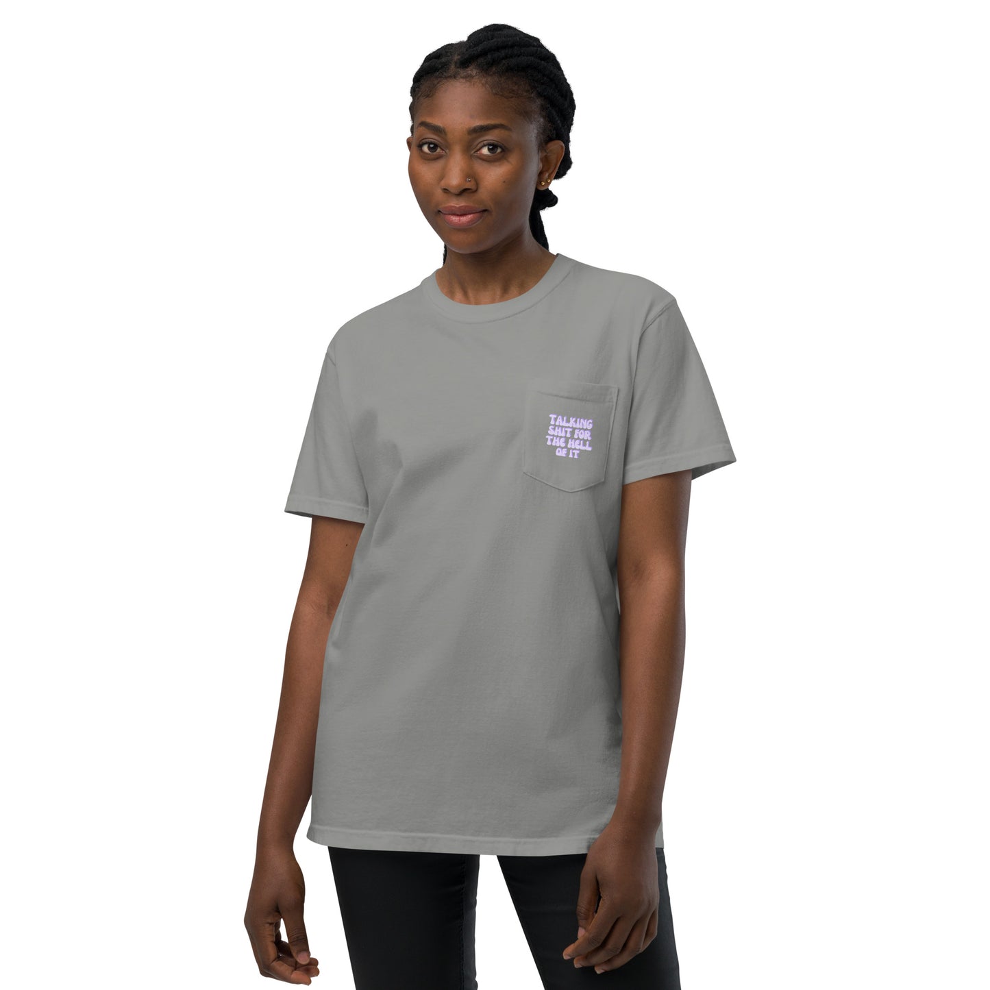 Taylor Swift "Talking shit for the hell of it" Karma Unisex garment-dyed pocket t-shirt