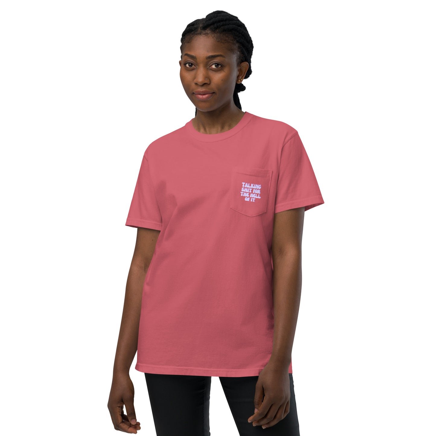 Taylor Swift "Talking shit for the hell of it" Karma Unisex garment-dyed pocket t-shirt