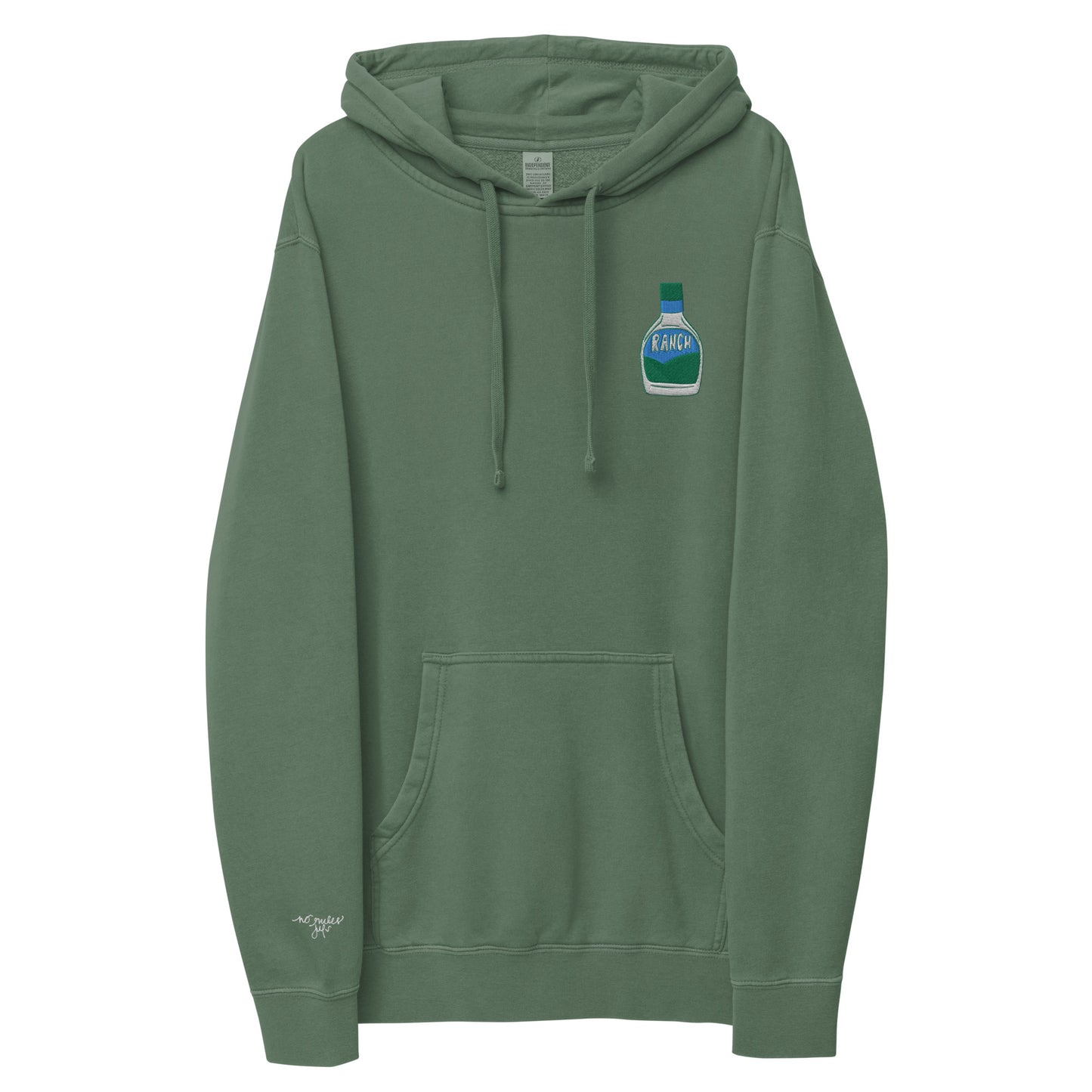 Ranch Dressing pigment-dyed hoodie