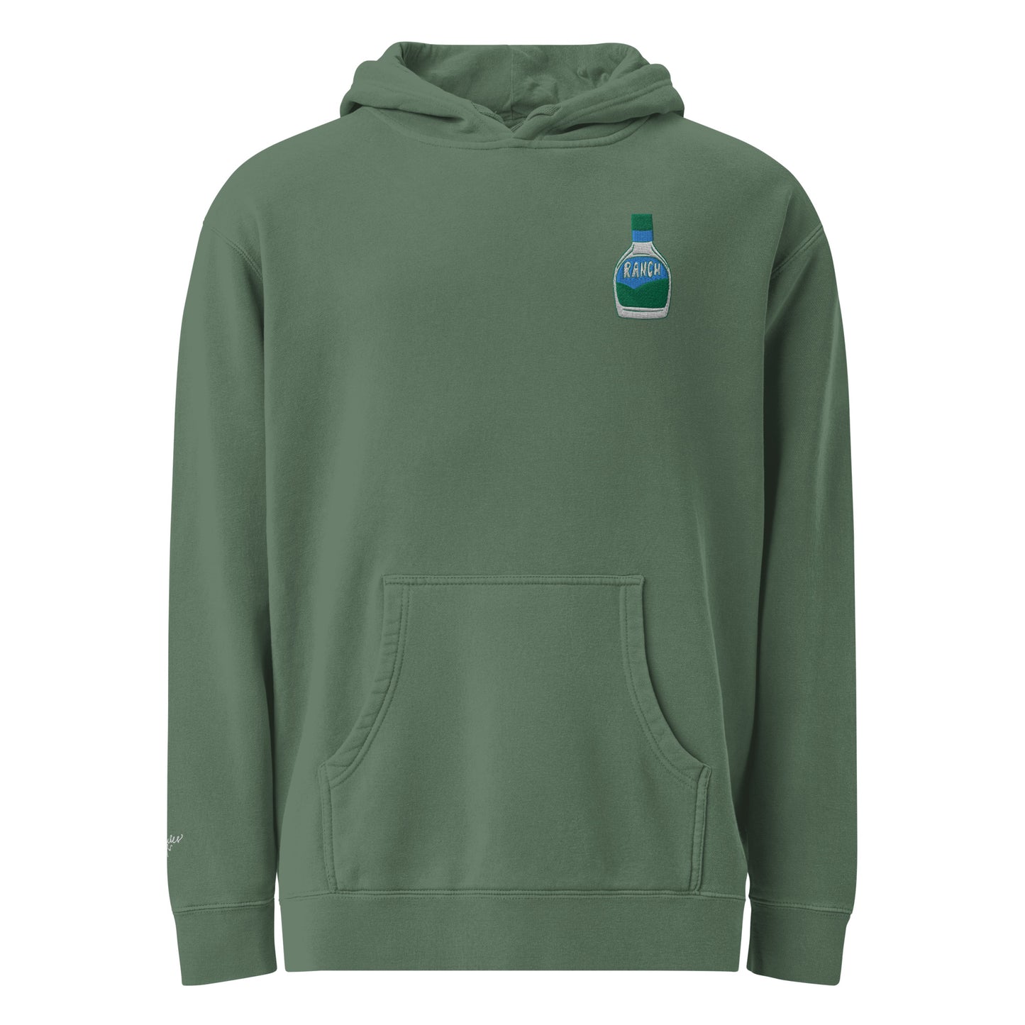 Ranch Dressing pigment-dyed hoodie