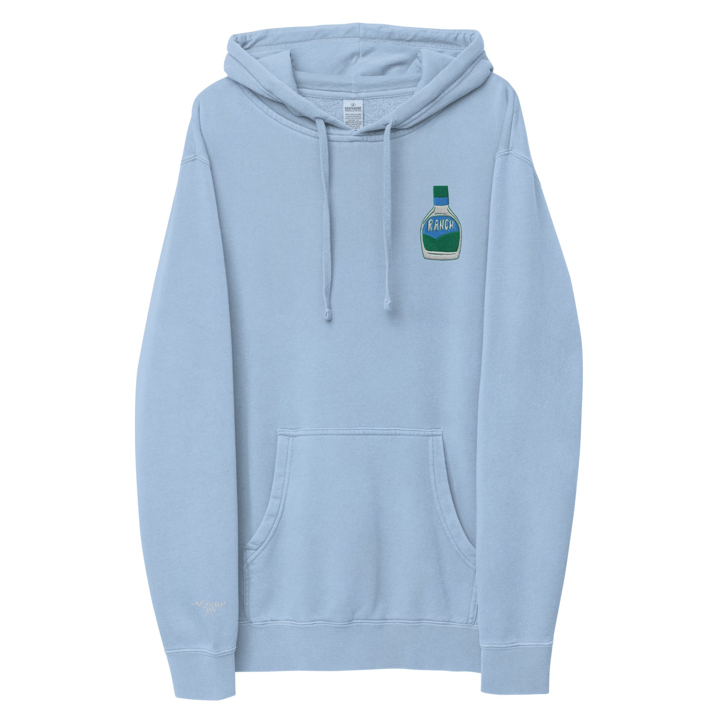 Ranch Dressing pigment-dyed hoodie