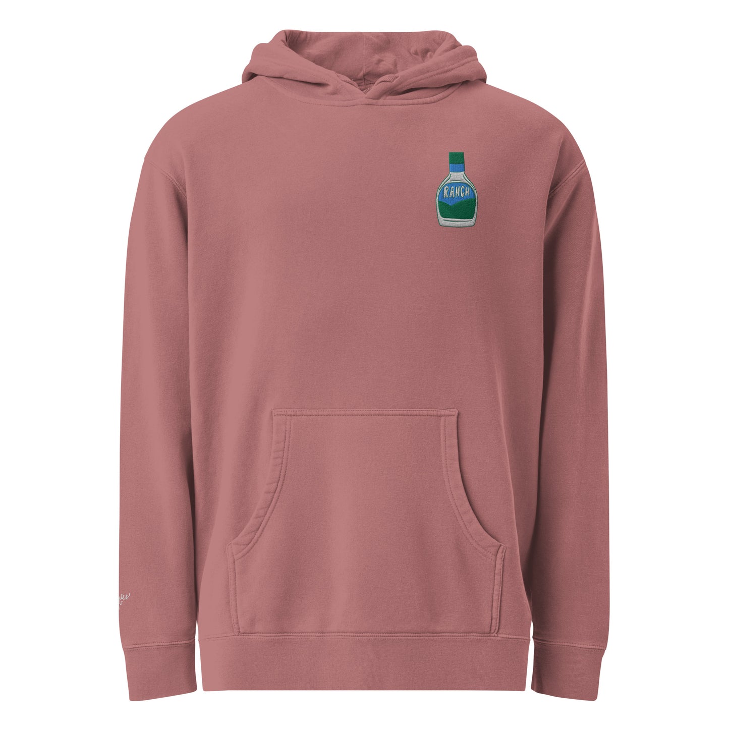 Ranch Dressing pigment-dyed hoodie