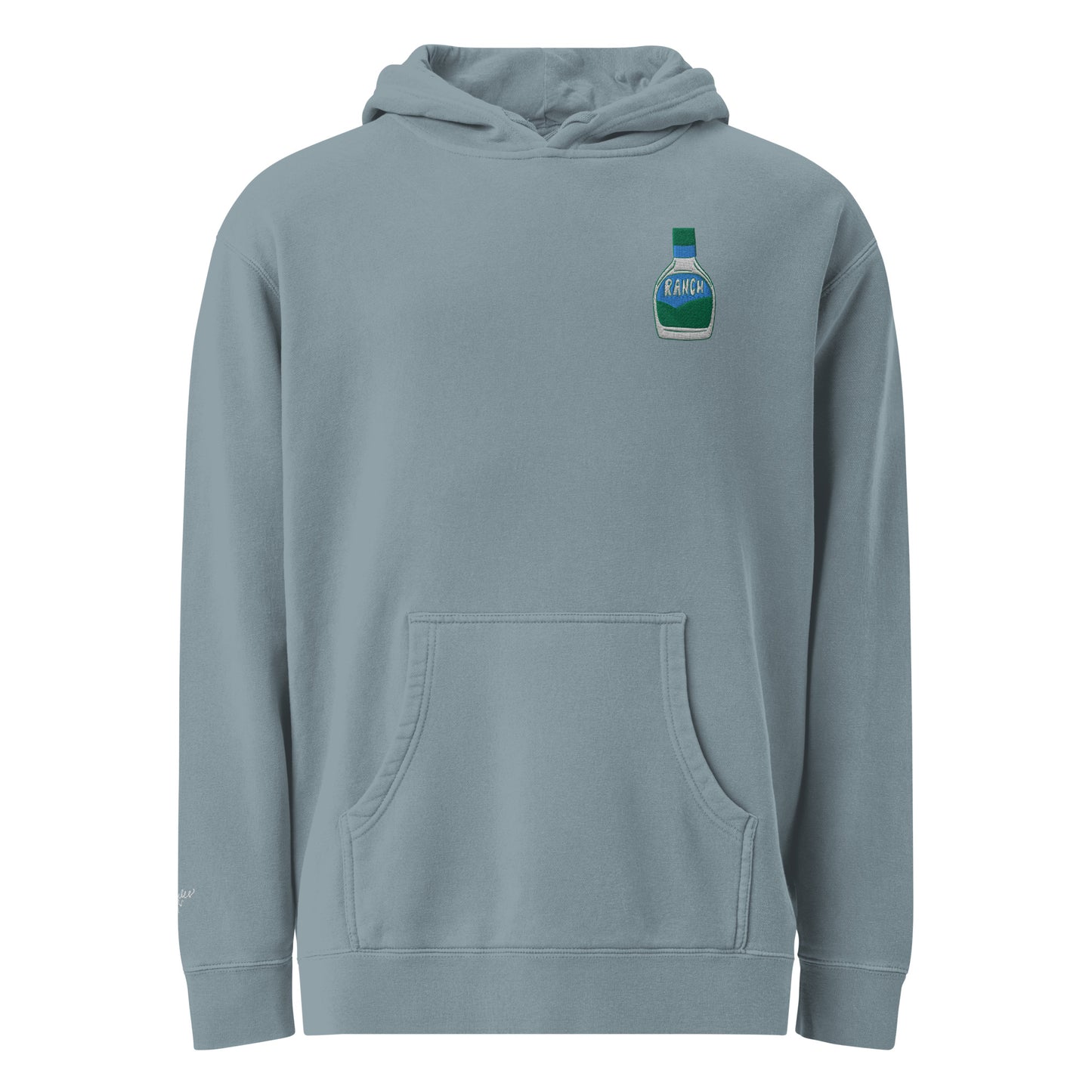 Ranch Dressing pigment-dyed hoodie