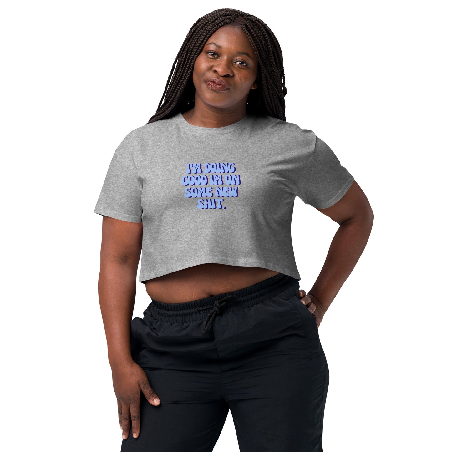 Taylor Swift "I'm doing good I'm on some new shit" Women’s crop top