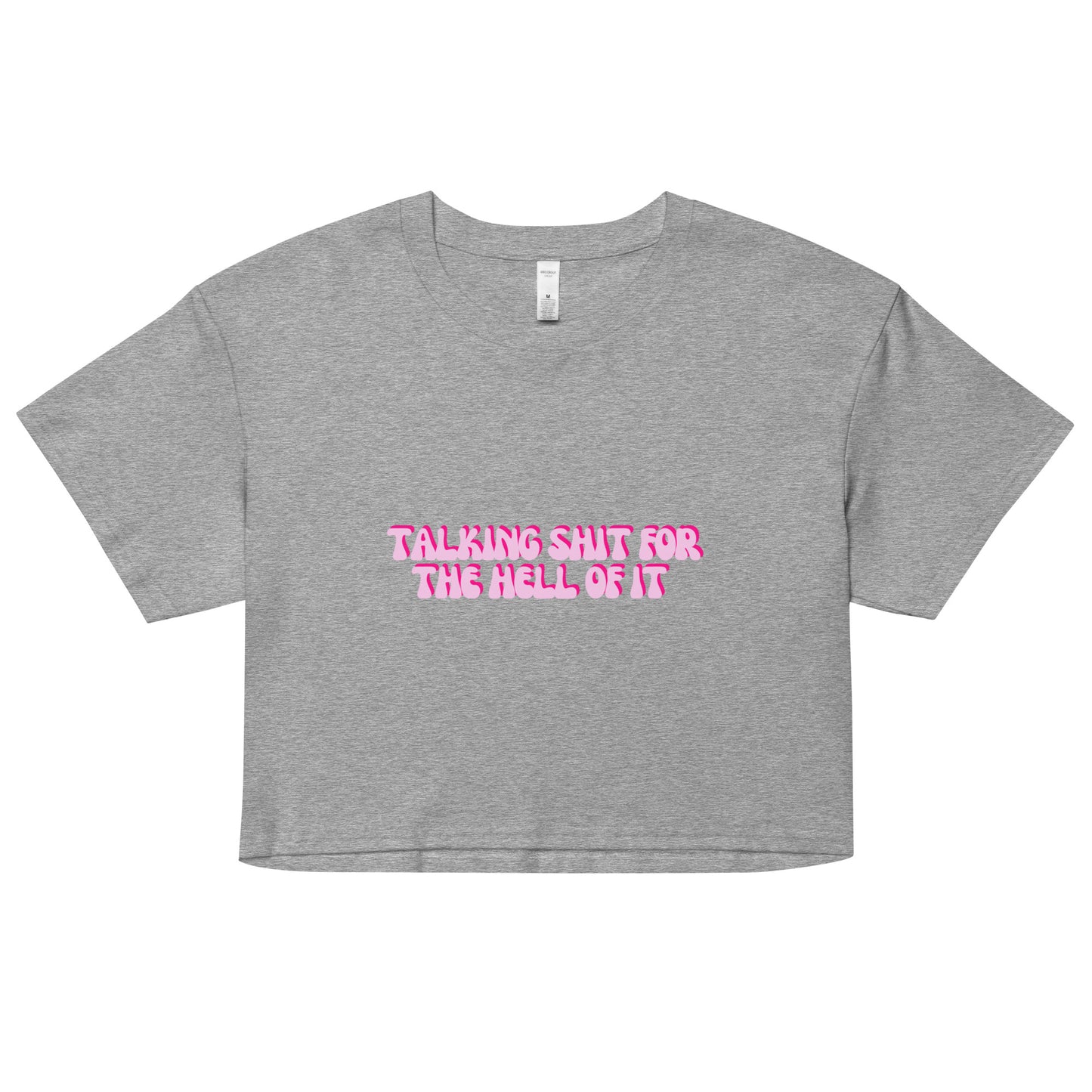 Taylor Swift Eras Tour Karma "talking shit for the hell of it" Women’s crop top