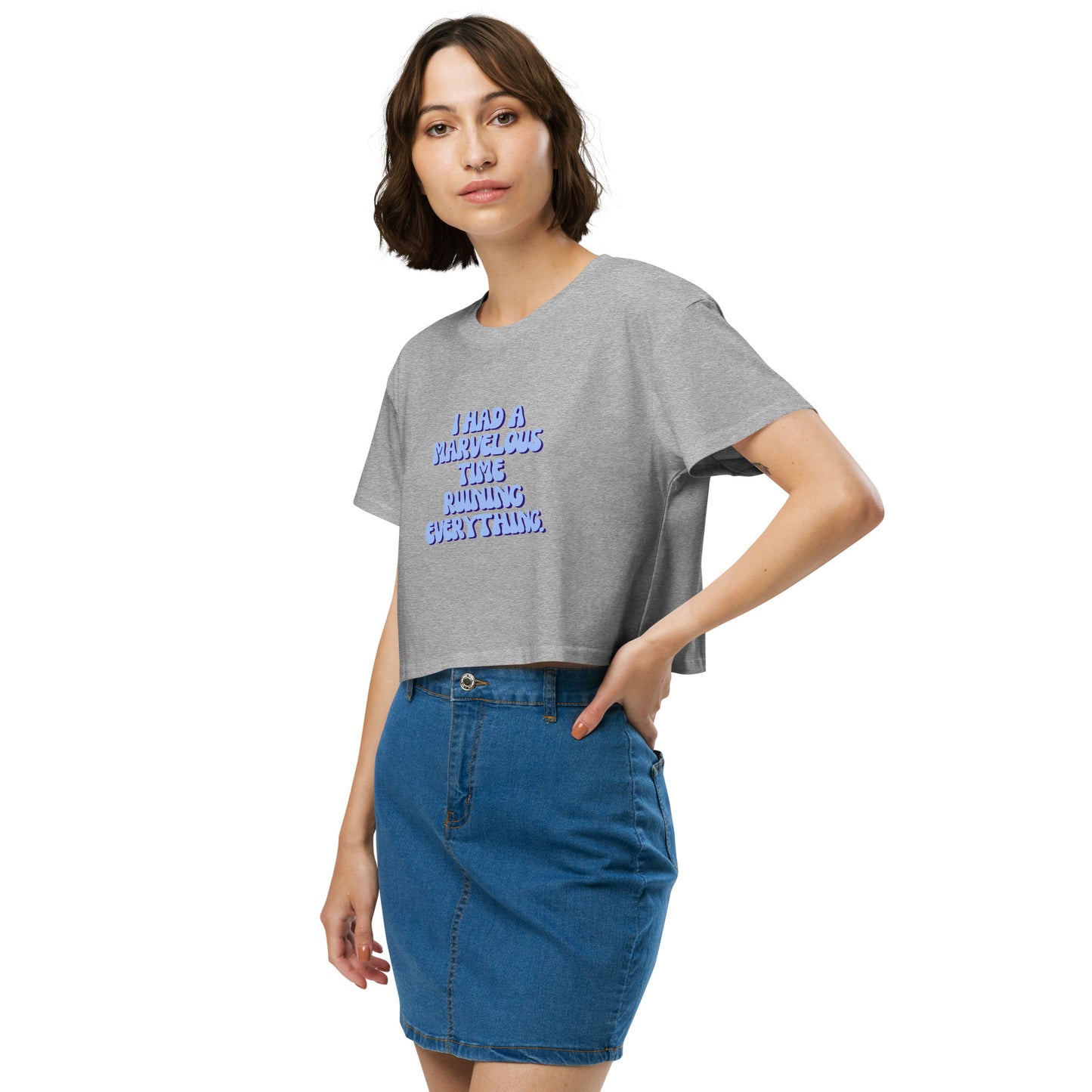 Taylor Swift " I had a marvelous time ruining everything" Women’s crop top