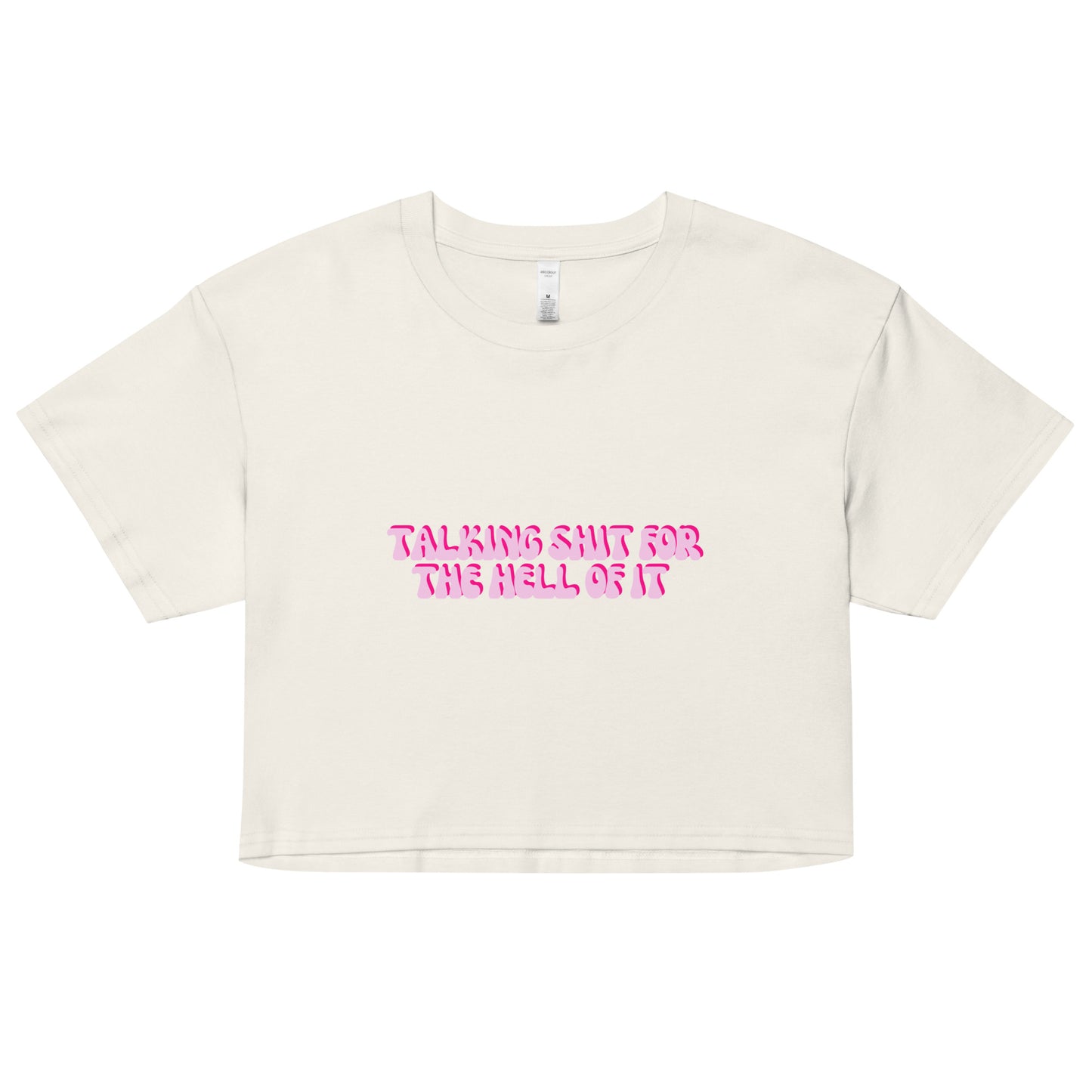 Taylor Swift Eras Tour Karma "talking shit for the hell of it" Women’s crop top