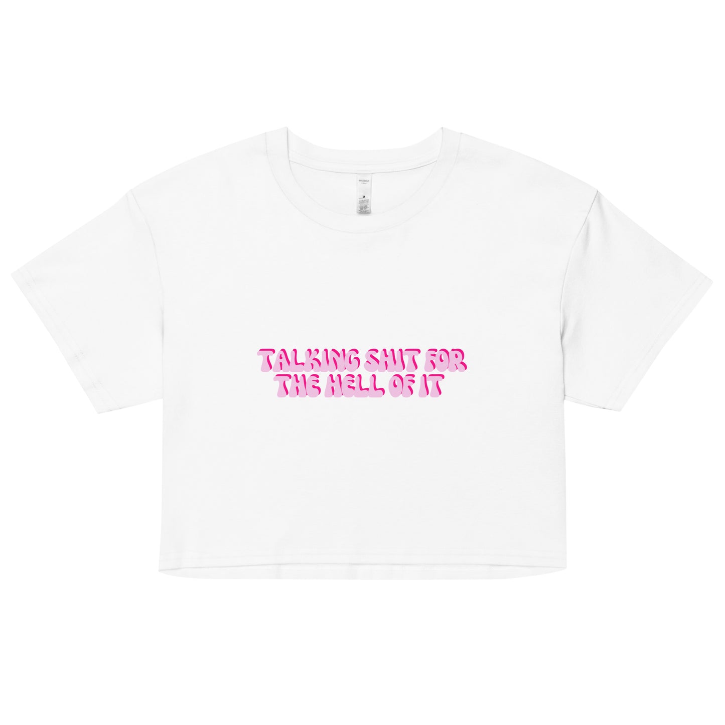 Taylor Swift Eras Tour Karma "talking shit for the hell of it" Women’s crop top