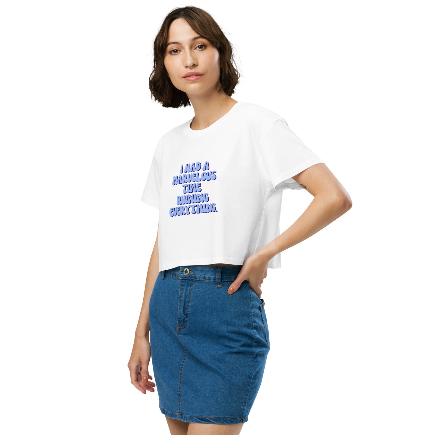 Taylor Swift " I had a marvelous time ruining everything" Women’s crop top