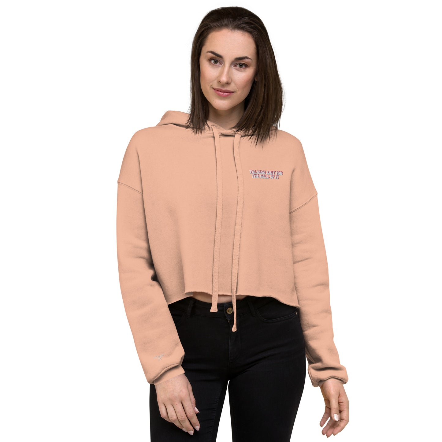 Taylor Swift Eras Tour Karma "talking shit for the hell of it" Crop Hoodie