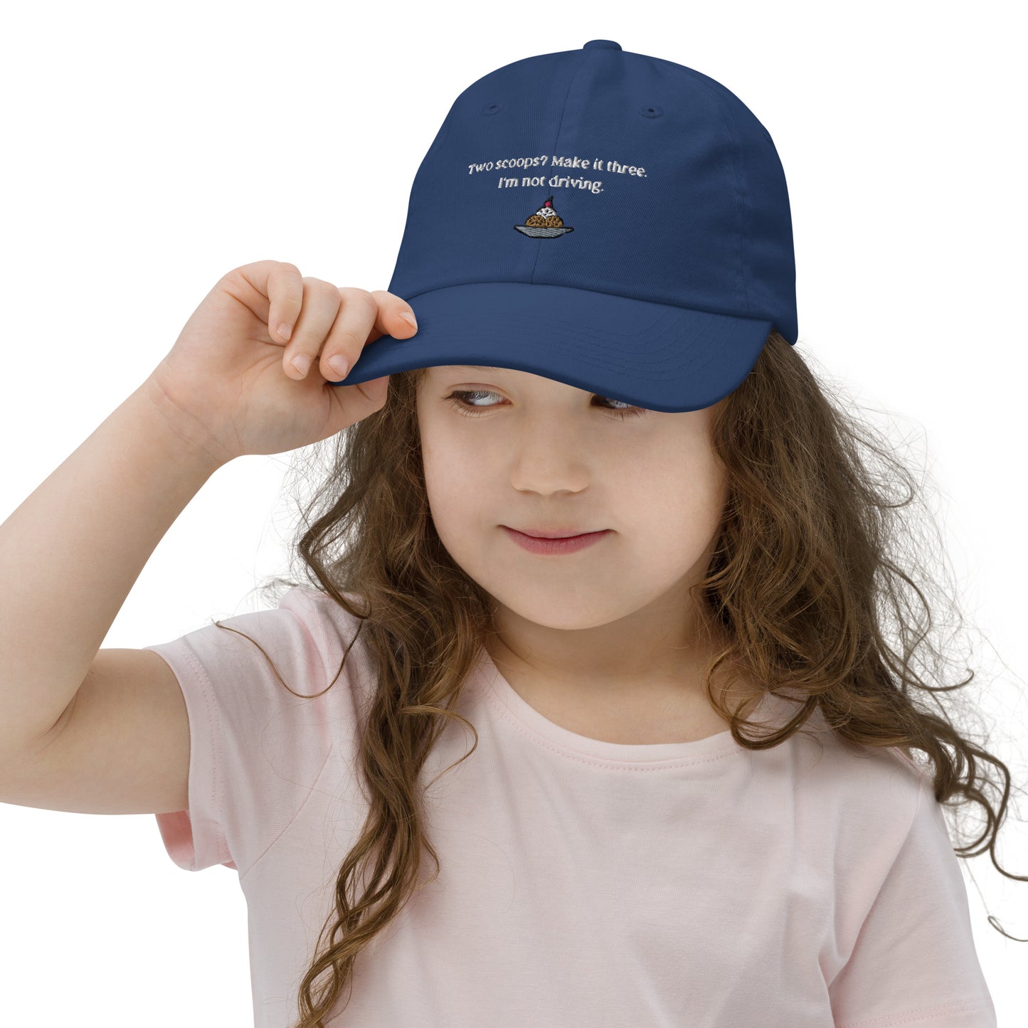 Home Alone "Two scoops? Make it three. I'm not driving." Kevin McCallister Youth baseball cap